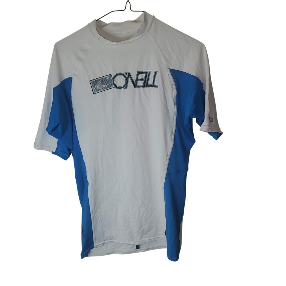 O'Neill Mens Skins Classic Short Sleeve Crew Surf / Board Tee Blue, White  XLL